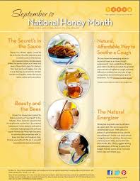 September Is National Honey Month Here Are Four Great Reasons To Celebrate Honey Recipes National Honey Month Food