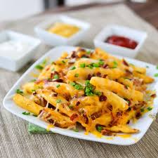 Bacon Cheese Fries Recipe Bacon Cheese Fries Food Bacon Cheese