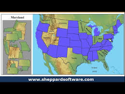 Motive aus aller welt von profifotografen. Usa States Map Jigsaw Puzzle Geography Game Level 2 Sheppard Software Youtube