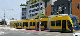 Glink Tram Rsl Southport Gold Coast Qld Australian Southport Gold Coast Light Rail Train