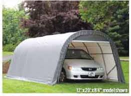 We use a triple layer of corrosion protection that is rust resistant and provides a smooth product unmatched in strength and durability. Round Roof Style Portable Garages