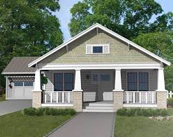 Plan 50133ph Craftsman Bungalow With Attached Garage Craftsman Style House Plans Craftsman House Plans Craftsman Bungalows
