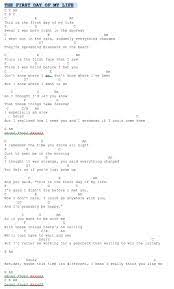 This Is The First Day Of My Life Ukulele Music Ukulele Chords Ukelele Songs