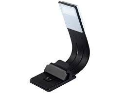 Luxjet Book Light For Reading In Bed Rechargeable Led Book Light Clip On Rechargeable 4 Level Brightness Soft Light Eyes Built In Usb Cable Easy Charge Newegg Com