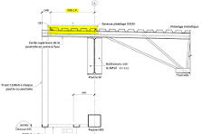 Roof steel deck sloped and sloped beams for drainage easier ...