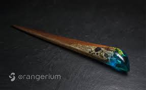 Handmade Resin Wood Hair Stick Wood Resin Jewelry Resin Jewelry Handmade Hair Accessories