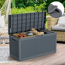 Extend the life of your yard tools and accessories with outdoor storage. Buy Cozy Castle Waterproof Outdoor Deck Box 380l 100gal Resin Outdoor Storage Box Large Outdoor Storage Container Furniture Lifetime Outdoor Storage Bench For Patio Pool Garden Garage Online In Italy B08xb4w69m