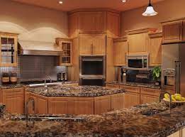 Use this guide to help you with your kitchen cabinet design ideas. Kitchen Quartz Countertops With Oak Cabinets Quartz Countertops With Honey Oak Cabinet Rustic Kitchen Backsplash Quartz Kitchen Countertops Glass Tiles Kitchen