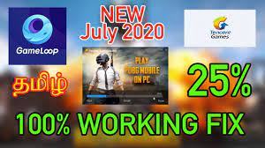 Gameloop Pubg Emulator 25 Stuck Fix For Pc Windows 10 New 2020 Method 100 Working தம ழ Youtube