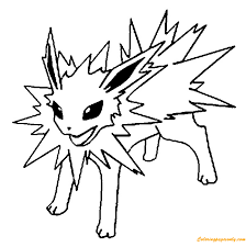 Some content is for members only, please sign up to see all content. Jolteon Pokemon Coloring Pages Cartoons Coloring Pages Free Printable Coloring Pages Online