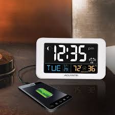 This lumie light alarm clock comes with different sounds to help you wake up and go to sleep. Inteli Time Digital Alarm Clock Clocks Acurite Weather