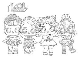 Boneka lol cantik cantik loh. Contoh Gambar Untuk Mewarnai Lol
