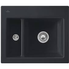 Villeroy Et Boch Evier 1 Cuve 1 2 Subway 60 Xm Gris Fonce Graphite Ceramicplus Avec Vidage Manuel 678001i4