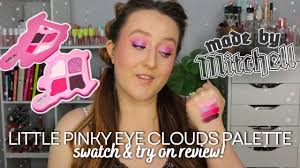 TESTING *NEW* MADE BY MITCHELL LITTLE PINKY EYE CLOUD PALETTE