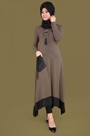 K N Z Deri Detay Tesettur Tunik Knz2146 Vizon Tunicdesigns Model Pakaian Model Pakaian Hijab Model Pakaian Muslim