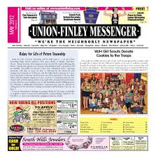 Share with email, opens mail client. Union Finley Messenger May 2012 By South Hills Mon Valley Messenger Issuu
