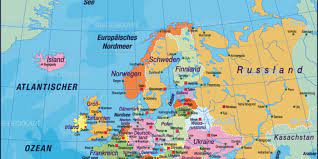 In the city in netherlands. Karte Von Europa Weltkarte Politisch Ubersichtskarte Regionen Der Welt Welt Atlas De
