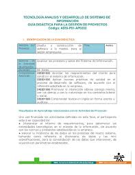Formación titulada nombre de diseño y construcción de software a la medida para el sector empresarial. Pdf Tecnologia Analisis Y Desarrollo De Sistemas De Informacion Guia Didactica Para La Gestion De Proyectos Codigo Adsi P01 Ap0202 John Jairo Jonathan Coronado Roldan Academia Edu