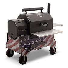 The big hopper on the rectec is awesome. Yoder 640s Comp Cart American Flag Magnetic Wrap Smokin Deal Bbq
