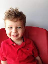 It is easy to style for mornings before school. Curly Hair Style For Toddlers And Preschool Boys Fave Hairstyles Toddler Hairstyles Boy Baby Hairstyles Toddler Boy Haircuts