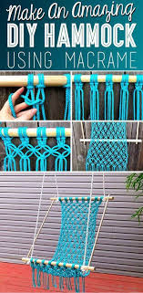 Make An Amazing Diy Hammock Using Macrame Funwoodworkingprojects Macrame Hammock Diy Hammock Macrame Hammock Chair