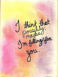 Yes There S A Chance That I Ve Fallen Quite Hard Over You Falling In Love At A Coffee Shop Love Words Be Yourself Quotes Inspirational Quotes