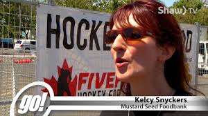 Victoria REALTORS® go bar down and score for local food bank