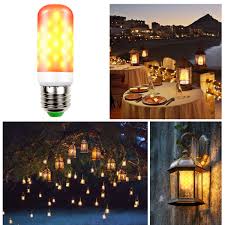 Led Flicker Flame Light Bulb Simulated Nature Fire Effect Lamp E26 E27 Sale Banggood Com