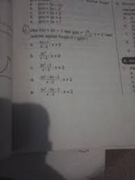 Check spelling or type a new query. Operasi Aljabar Fungsi F G X Brainly Co Id