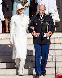 Charlene et albert ont deux enfants : Princess Charlene In Akris For The 2019 Fete Nationale In Monaco The Royal Couturier
