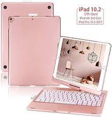 Onhi Wireless Keyboard Case For Ipad 10 2 7th Generation 2019 Ipad Air 3 10 Ipad Keyboard Case Ipad Keyboard Keyboard Case
