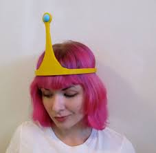 Princess Bubblegum Adventure Time Inspired Costume Crown Fan Etsy Princess Bubblegum Costumes Princess Bubblegum Costume Crown