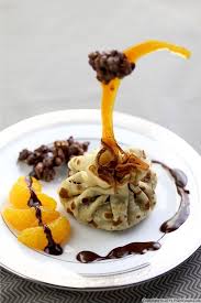 Mandarin Chocolate Mousse Filled Crepe Recipe Crepe Recipes Desserts Dessert Recipes