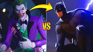 Não seria uma colaboração entre batman e fortnite sem alguma referência a joker, um dos vilões mais carismáticos de toda a saga. Fortnite Joker Vs Batman Trailers Comparison The Last Laugh Bundle Youtube