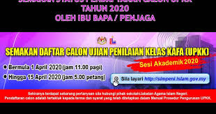 Calon dinasihatkan untuk merujuk kepada fb bahagian. Semakan Pendaftaran Calon Upkk 2020 Oleh Ibu Bapa Penjaga Persatuan Guru Guru Sar Kafa Daerah Kuantan