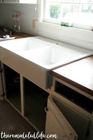the remodeled life: installing an ikea sink