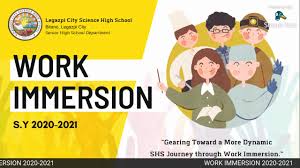 This option shs work immersion application letter format defines how much topic information the software should shs work immersion application letter format gather before generating your essay, a higher value generally means better essay but could also take more time. Legazpi City Science High School Senior High School Department Work Immersion Orientation 2020 2021 Facebook