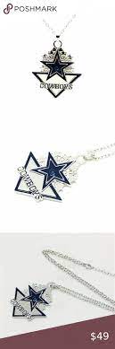 Usa Dallas Cowboys Pendant Necklace Sports Jewelry Mens Accessories Jewelry Dallas Cowboy Bracelet