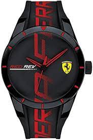 Ferrari men's 0830260 redrev evo analog display quartz black watch. Amazon Com Ferrari Men S Redrev Quartz Plastic And Silicone Strap Casual Watch Color Black Model 0830614 Clothing Shoes Jewelry