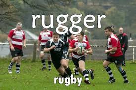 A sport where players can hold or kick an ovoid ball. English Study On Twitter British Slang Rugger Meaning Rugby Have You Ever Played Rugger Https T Co Z7qkp4tgou Esl English Rugby Tefl