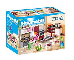 Ensemble De Cuisine Amenagee Playmobil Set 9269 Circulaire En Ligne Playmobil Life Kitchen Cleaning Dishes