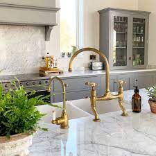 Perrin And Rowe On Instagram Raw Materials In The Kitchen Are Set To Continue As A Key Trend For 2019 We Love Gold Taps Kitchen Inspirations Country Kitchen