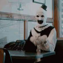 Terrifier wallpapers top free terrifier backgrounds wallpaperaccess from wallpaperaccess.com. Art The Clown Gifs Tenor