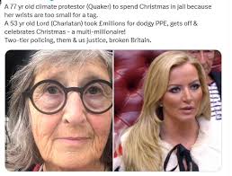 Prime Minister: 2 Tier Justice this Christmas. Just whose side are you