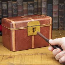 Use hot glue to build up the handle and wand. Harry Potter Hogwarts Trunk Saving Bank With Wand Getdigital