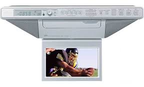 An under cabinet tv can be a great addition to any kitchen, helping aspiring cooks and bakers follow their favorite chefs to learn new recipes or perfect techniques. Sony Icf Cd555tv Under Cabinet Kitchen Lcd Tv With Cd Player At Crutchfield