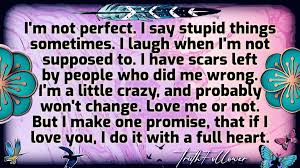 If make a purchase through these links, we receive a commission at no extra cost to you. Truth Follower I M Not Perfect Love Me Or Not
