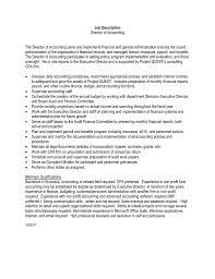 The job explorer > job description > business and finance > director accounting responsibilities. Director Of Accounting