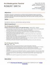 Pre k teacher resume examples. Pre Kindergarten Teacher Resume Samples Qwikresume