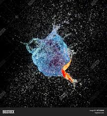 Great creativity of a british photographer, made water balloon explosions become. Water Balloon Burst On Image Photo Free Trial Bigstock